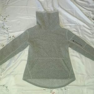 Wool high neck/cowl sweater